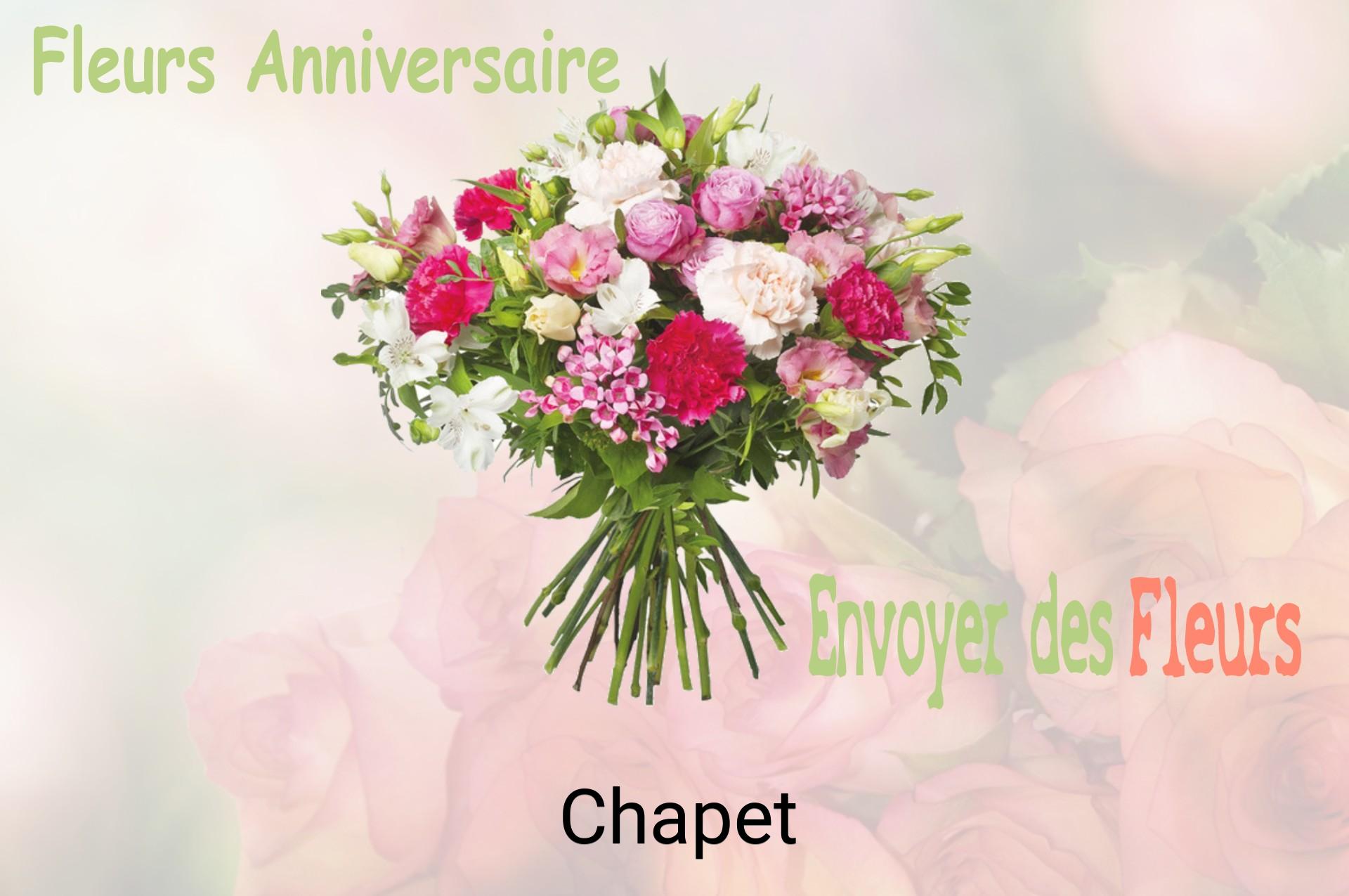 Bouquet de fleurs d’anniversaire livré à Chapet